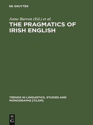 cover image of The Pragmatics of Irish English